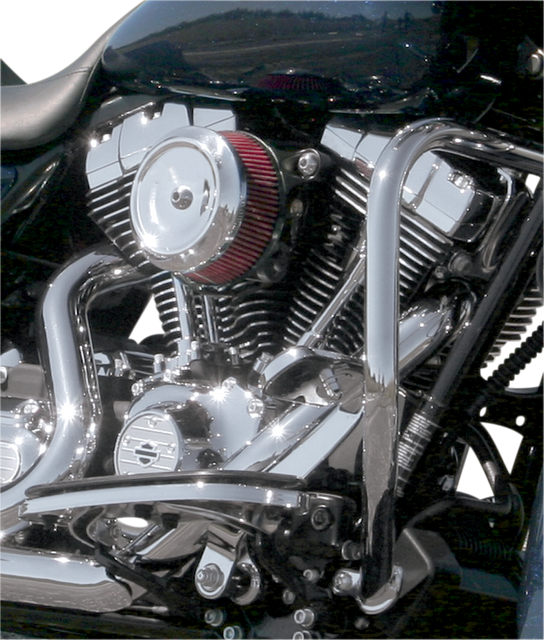 S&S CYCLE Bob Dish Chrome Air Cleaner Cover 170-0119 for S&S Stealth Air Cleaner Kit