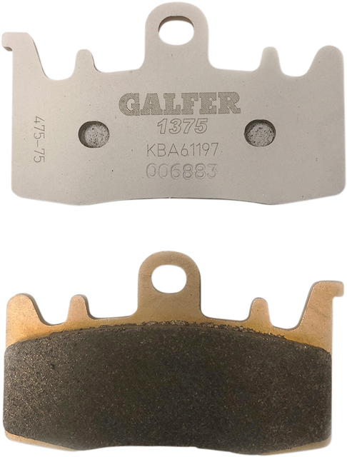 GALFER HH Sintered Ceramic Brake Pads FD475G1375 for Superior Street and Track Performance