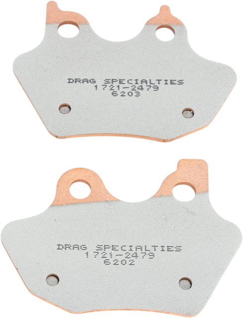 DRAG SPECIALTIES Sintered Brake Pads for Harley-Davidson HDP918