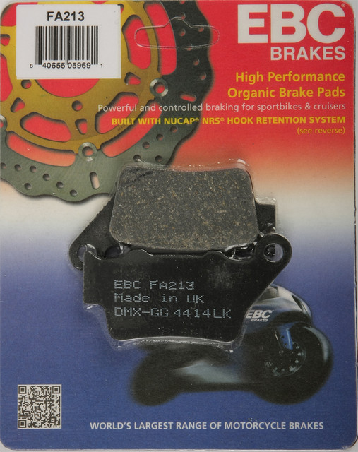 EBC FA213 Brake Pads for BMW F800R and S1000R Models