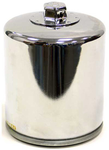 K&N KN-174C Oil Filter for Harley Davidson V-Rod - Chrome Finish