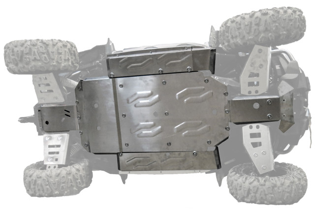 RIVAL POWERSPORTS USA Central Skid Plate Alloy for CF-MOTO ZFORCE Models