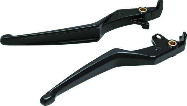 Kuryakyn Omni Lever Set for Honda GL1800 Gold Wing – Satin Black, Part Number 6777