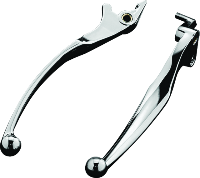 Kuryakyn Wide Style Chrome Levers for 2001-2017 Honda GL1800 Gold Wing and F6B Models