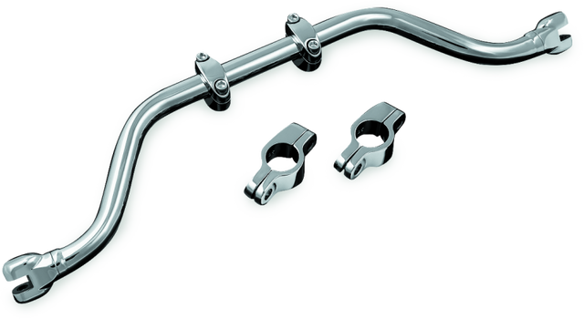 Kuryakyn Adjustable Mustache Bar for 1991-2017 Harley-Davidson Dyna Models, Chrome – Part #7503