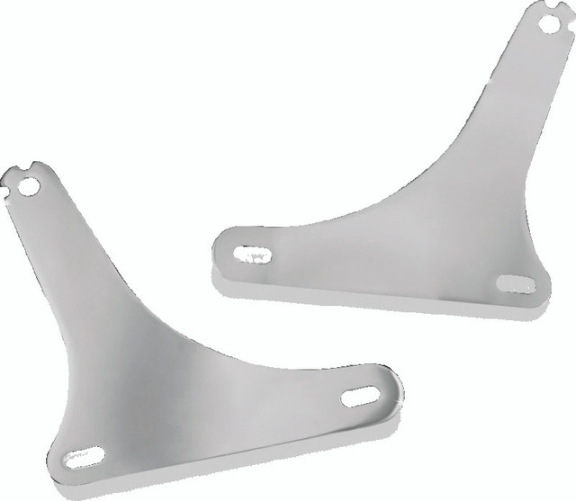 Kuryakyn Fixed Mounts for Multi-Purpose Backrest Chrome – Versatile Passenger and Luggage Rack System for Harley Davidson Softail Models