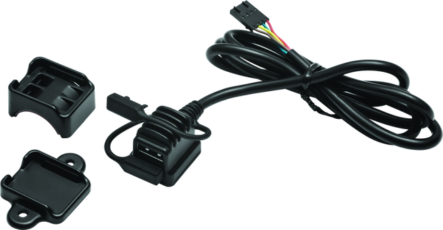 Kuryakyn USB Power Port Universal Charger Satin Black for Powersports Devices