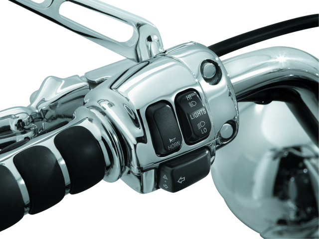 Kuryakyn Chrome Switch Housings for Harley Davidson – Fits 2001-2013 Models