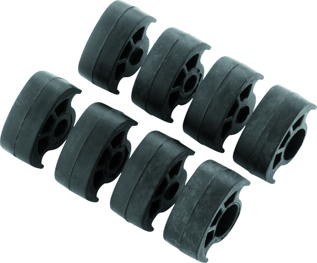 Kuryakyn ISO Small Peg Replacement Rubbers (8 Pcs) for Enhanced Comfort and Traction