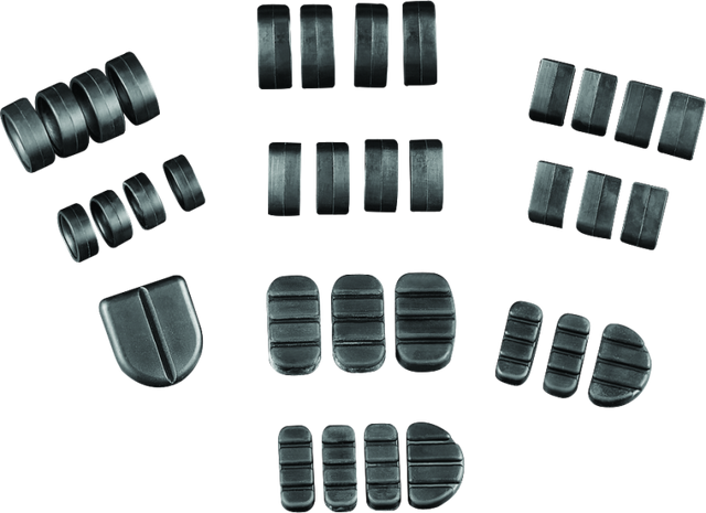 Kuryakyn ISO Large Peg Replacement Rubbers (8 Pcs) for Powersports Vehicles