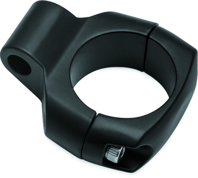 Kuryakyn Mirror Adapter for 1-1/4 inch Bars - Satin Black, Part #2792