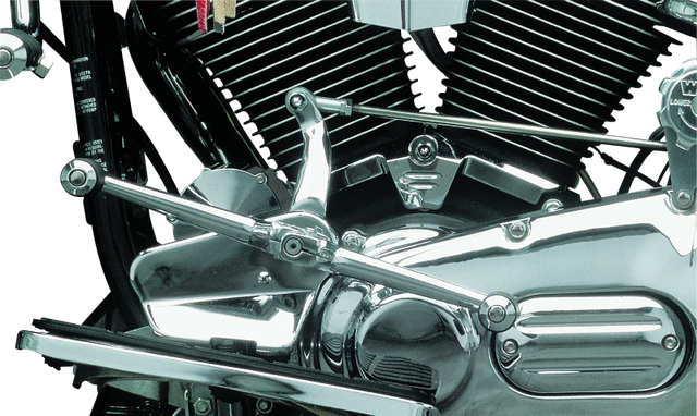 Kuryakyn Evolution Cylinder Base Cover 8140 – Chrome for Harley-Davidson Evolution Engines