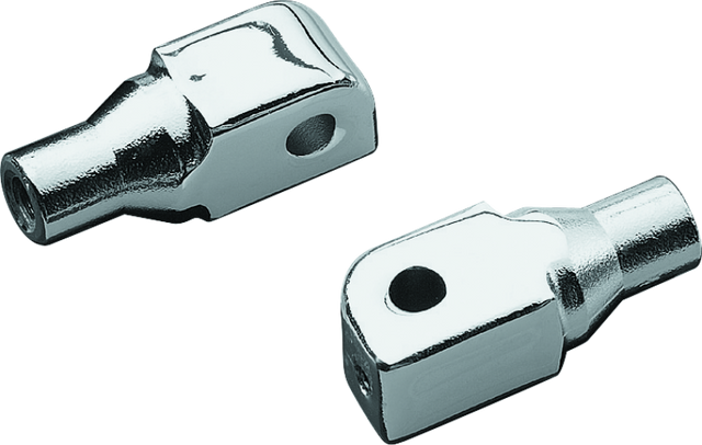 Kuryakyn Tapered Peg Adapter for Honda VTX1800 Series - Rear Chrome Part 8802