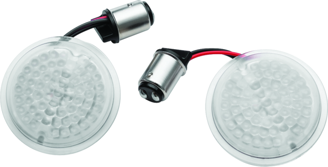 Kuryakyn Luminez LED Rear Turn Signal Insert 1157 Red for Harley-Davidson