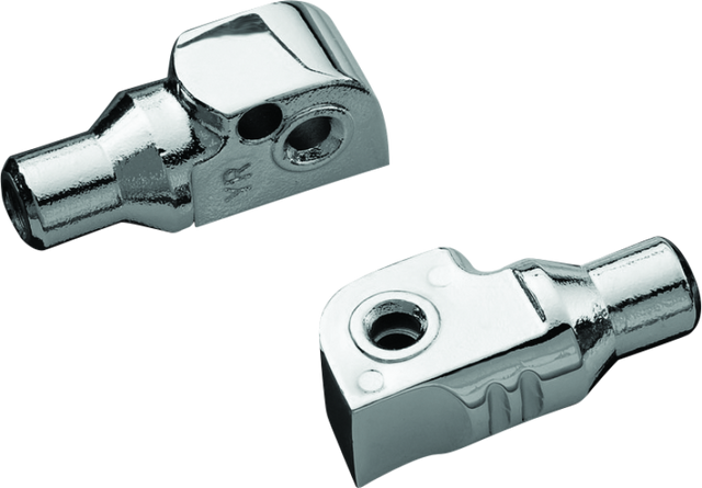 Kuryakyn Tapered Peg Adapter for Yamaha Rear OEM Footpegs – Chrome Finish