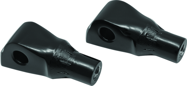 Kuryakyn Taper Passenger Peg Adapter Black for Harley-Davidson Models - Part #8926