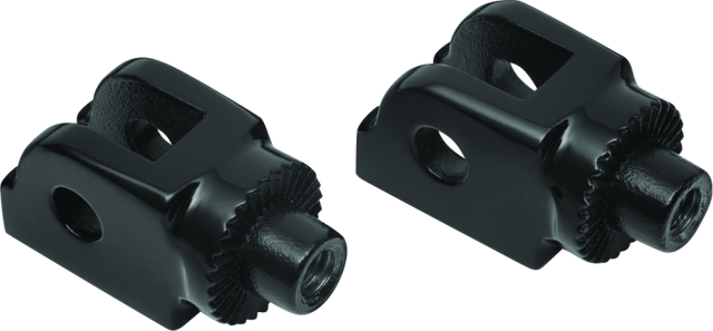 Kuryakyn Splined Driver Peg Adapter for Harley Davidson (Part #8946) - Black or Chrome