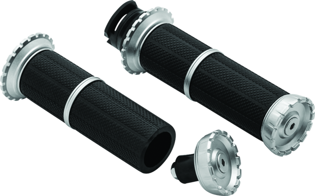 Kuryakyn Riot Grips for Indian Scout - Silver (Part #3588)