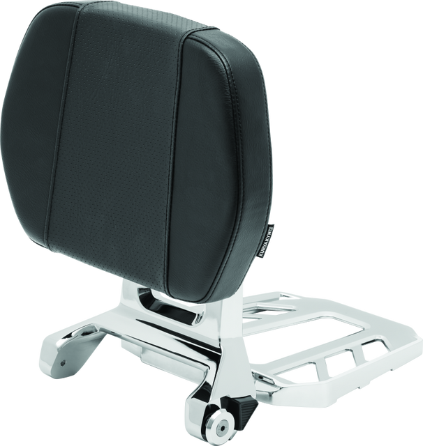 Kuryakyn Neo Driver & Passenger Backrest Chrome – Versatile Luggage Rack and Back Support System for Powersports Vehicles