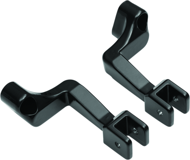 Kuryakyn Passenger Peg Mounts for Indian Motorcycle Models - Gloss Black