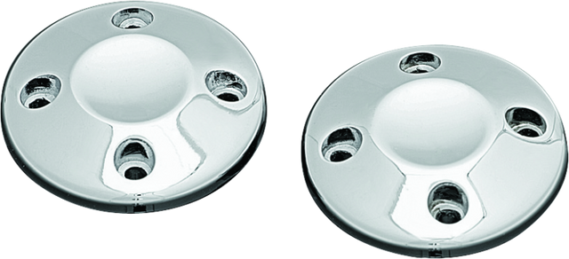 Kuryakyn ISO Grip End Caps Pair - Stylish Upgrade for Powersports Handles