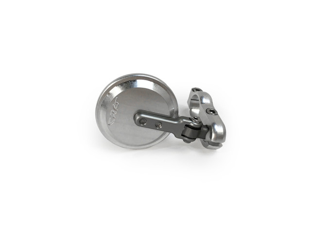 CRG Blindsight Folding 2-inch Round Bar-End Mirror - Silver for Powersports Vehicles
