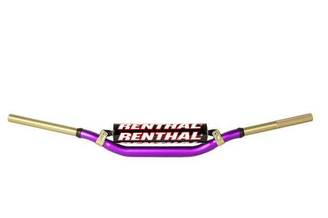Renthal Twinwall Motocross Handlebar with Purple Pad for KTM SX125-450, Part Number 999-01-PE-07-261