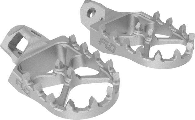 FLO MOTORSPORTS Stainless Steel Foot Pegs SS-792 for Motorcycles