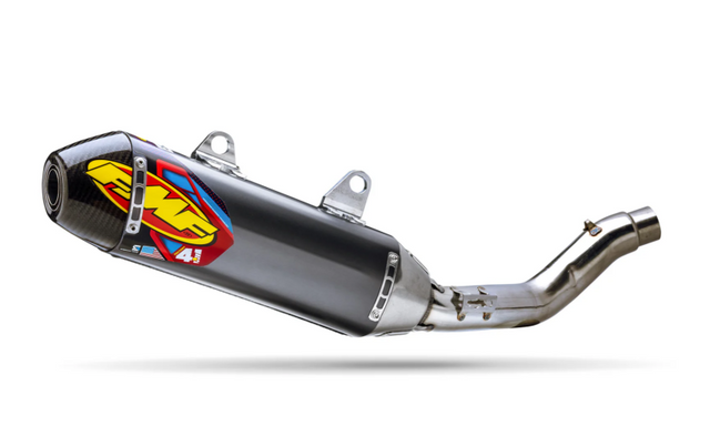FMF Racing Kawasaki KX450F 2012-2016 Factory 4.1 RCT Stainless Steel Aluminum Muffler with Carbon Cap