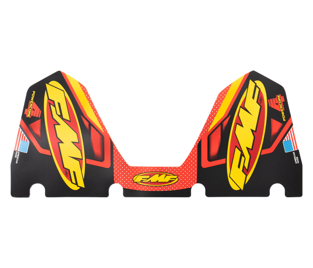 FMF Racing Powercore4 Aluminum Patriotic Decal Replacement for Powersports Exhaust Systems