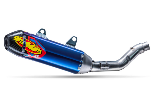 FMF Racing Kawasaki KX250F RCT 4.1 Anodized Titanium Exhaust System with Carbon End Cap