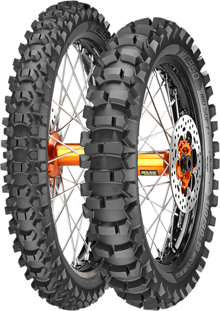 Metzeler MC360™ Mid-Soft Front Tire 90/90-21 for Off-Road and Trail Riding