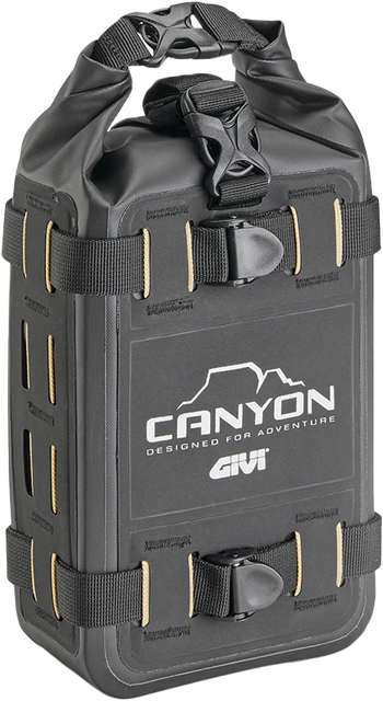 GIVI Canyon Adv Cargo Bag 4L Engine Guard and Tail Bag for Off-Road Motorcycles