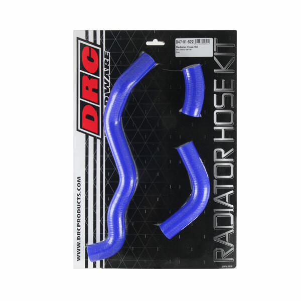 DRC Radiator Hose Kit D47-01-522 for Dirt Bikes - Durable Silicone with Multiple Colors