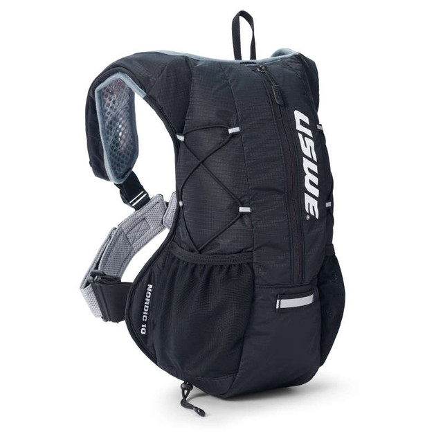 USWE Nordic Winter Hydration Pack 10L in Carbon Black for Cold Weather Adventures