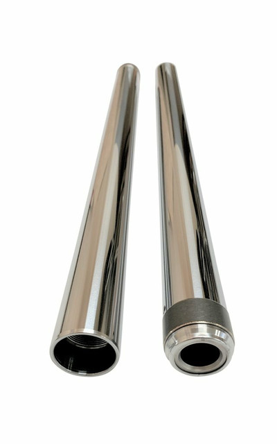 PRO ONE Chrome Fork Tubes 41mm 22 1/4" for Custom Motorcycle Suspension