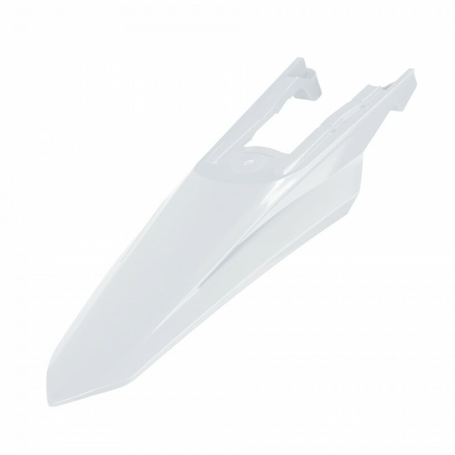 Polisport Rear Fender for KTM SX/XC 2023-2024 - White (Part No. 8685800002)