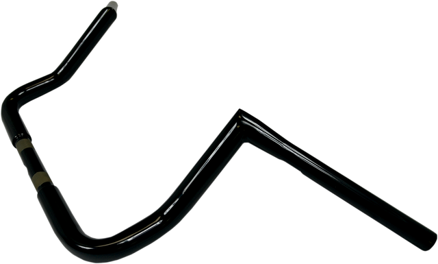 LA Choppers 1-1/4 inch Twin Peaks Touring Handlebar - 10 inch Black LA-7361-10B