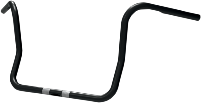 KHROME WERKS 1-inch Handlebar for FLH - 12-inch Black Part 300824