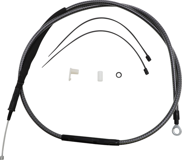MAGNUM SHIELDING High-Efficiency Polished KARBONFIBR Clutch Cable - 64-11/16" Part 72288