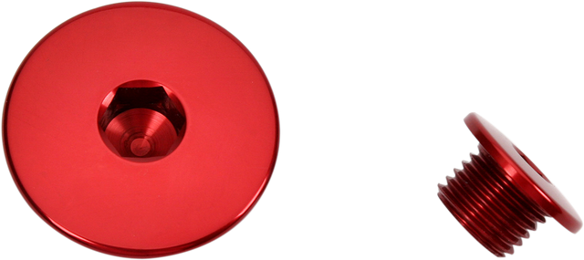 WORKS CONNECTION Engine Timing Plug - Red - Honda 24-508