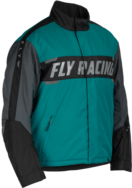 Outpost Jacket Black/Teal/Orange 3x
