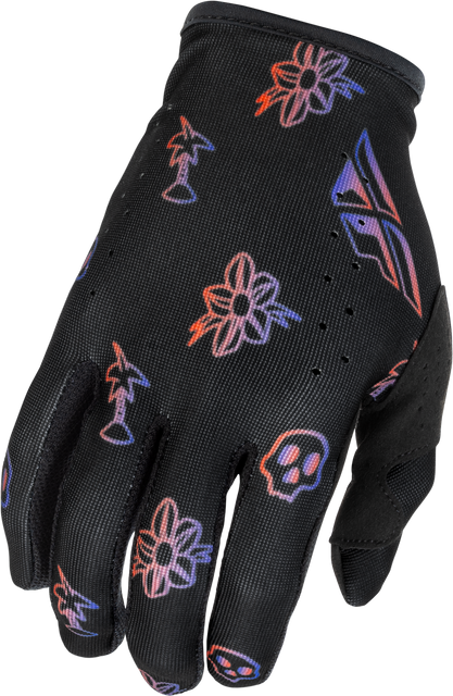 Lite Outline Gloves Black/Red/Purple Sm