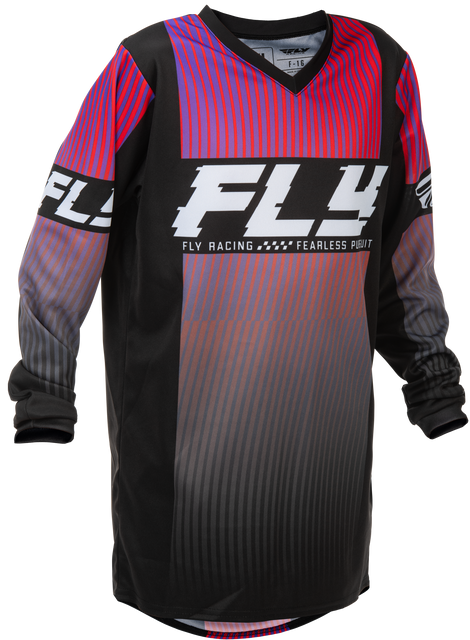 Youth F 16 Jersey Black/Red/Purple Ym