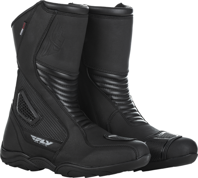 Milepost Boots Black Sz 12