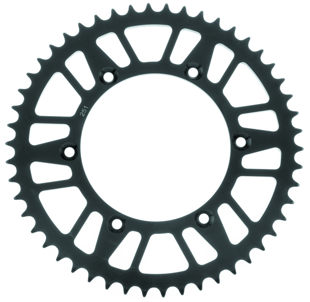 BikeMaster Honda Yamaha Rear Steel Sprocket 520 50T - Black