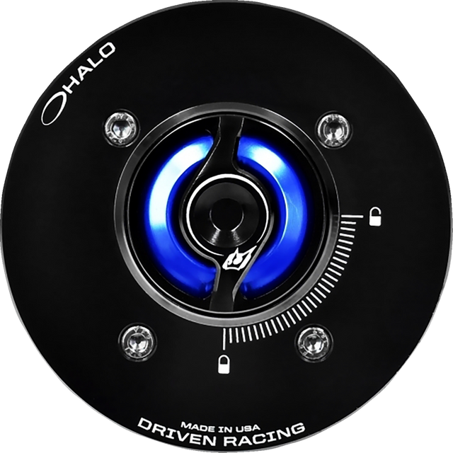 DRIVEN RACING Fuel Cap Base - Black - Yamaha DHFCB-YA02