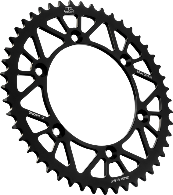 JT SPROCKETS Rear Sprocket - Black - 48 Tooth - Yamaha JTA251.48BLK