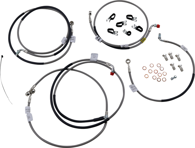 GBRAKES Brake Line - Stainless Steel FK003D811-6