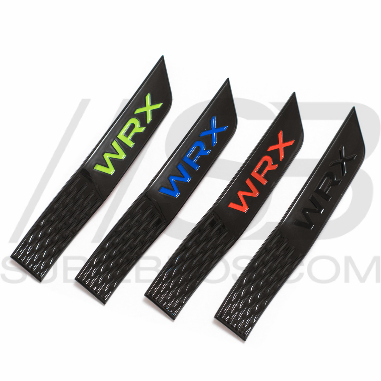 Genuine Subaru 2015-2021 WRX STi Black Fender Badge Pair 